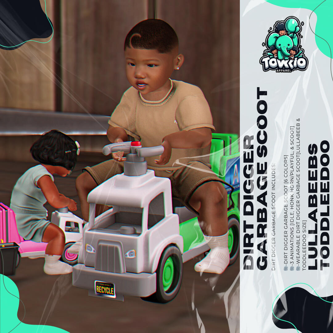 Dirt Digger Garbage Scoot