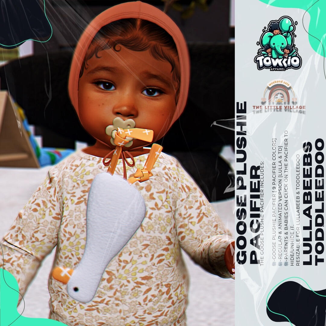 Goose Plushie Pacifier