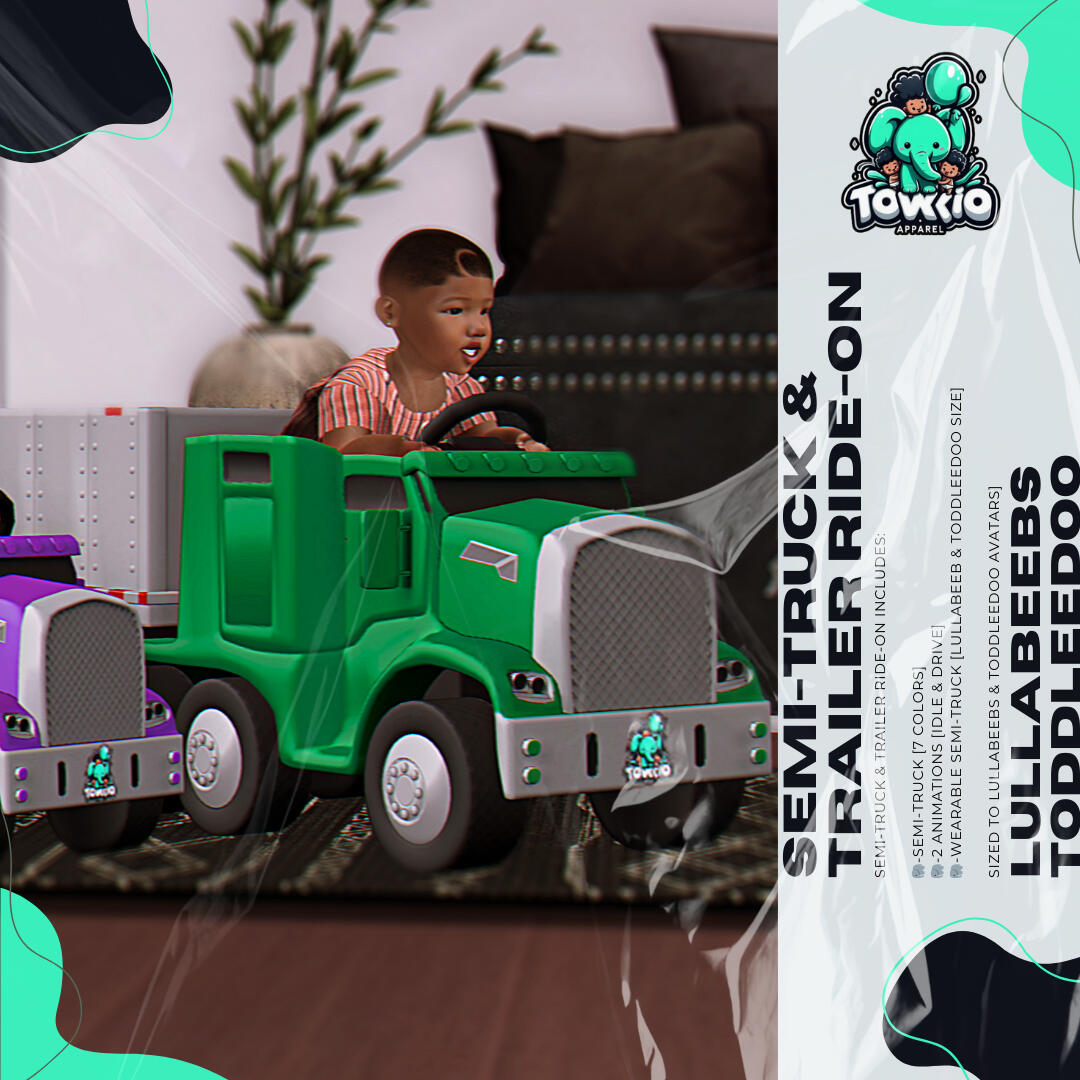 Semi-Truck & Trailer Ride-on