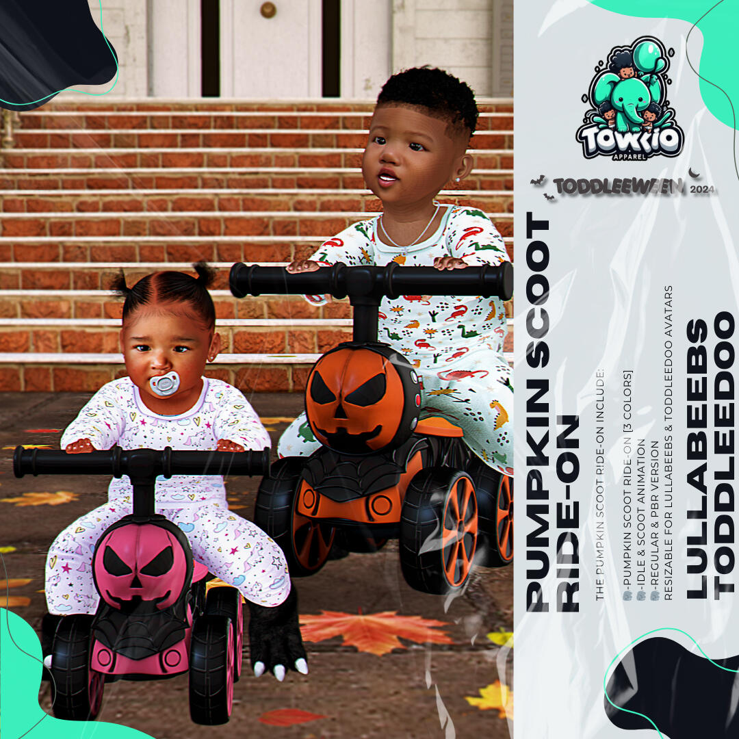 Pumpkin Scoot Ride-On