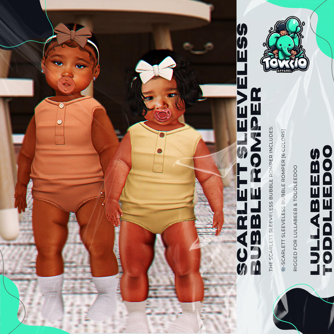 Scarlett Sleeveless Bubble Romper